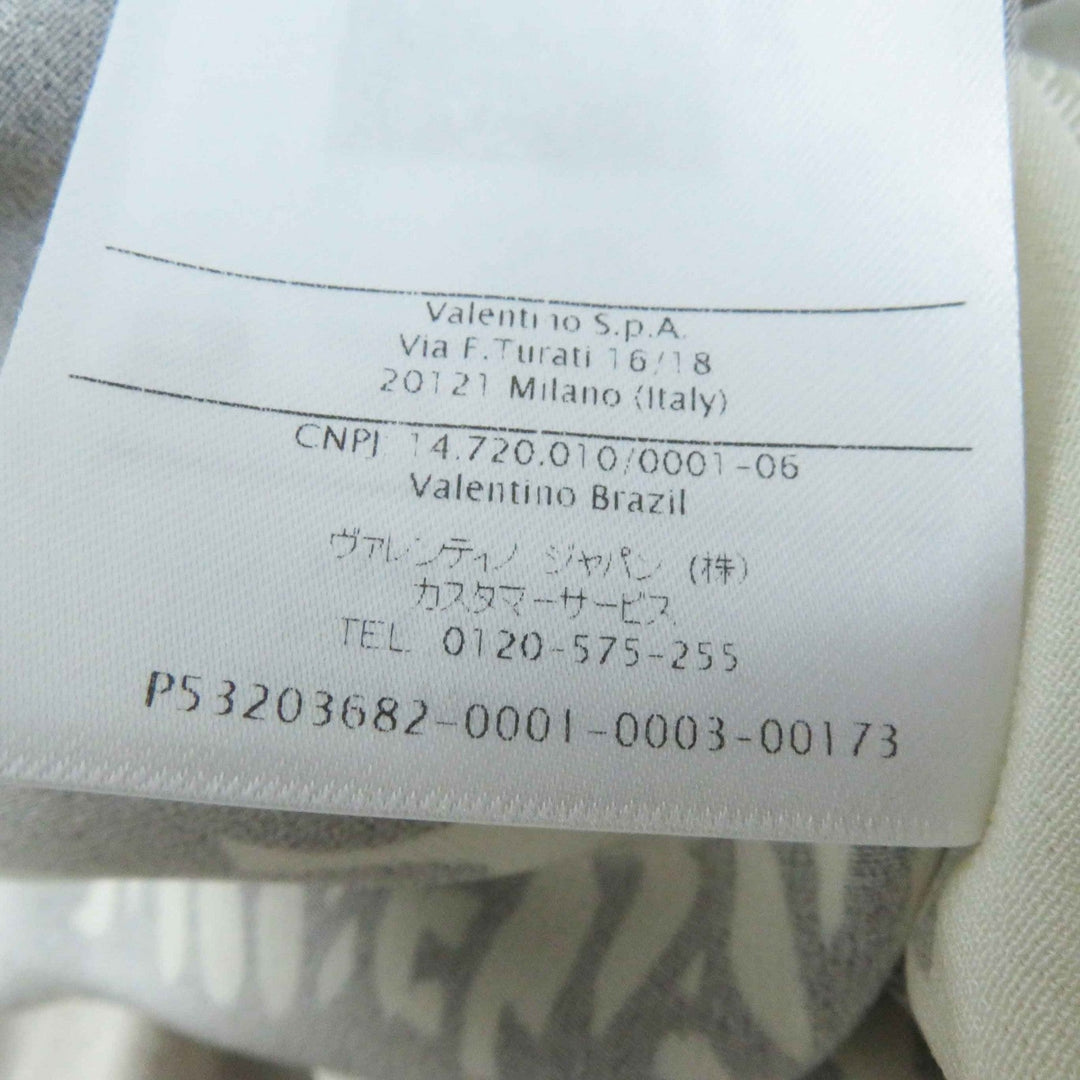VALENTINO dress QB2VAIJ242E 100% silk, 100% nylon, lining: 100% silk Black White Women 36 Used Authentic