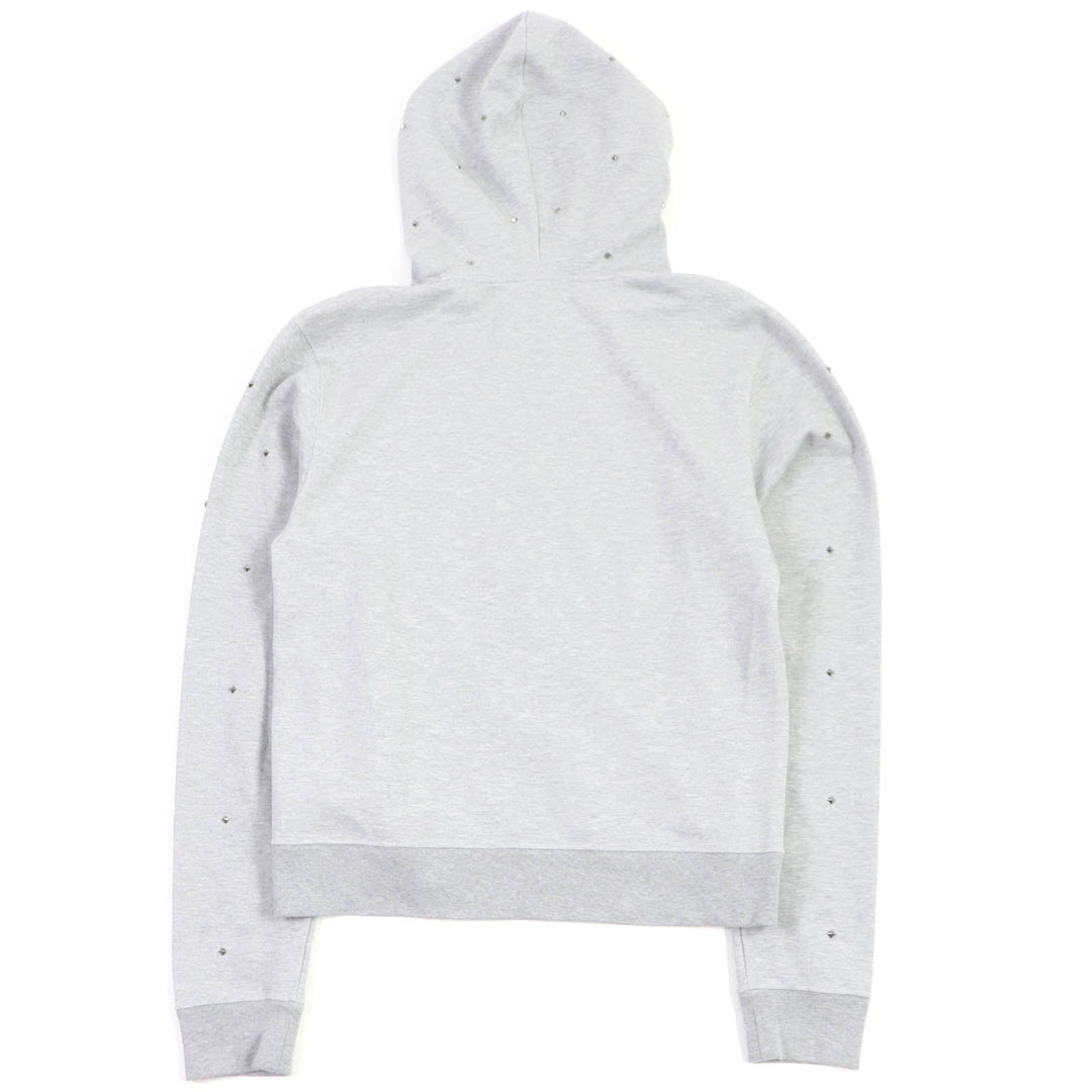 VALENTINO Hoodie IV3MF22U8PY Main: 71% cotton, Main: 2% polyester, 100% cotton gray mens L Used Authentic