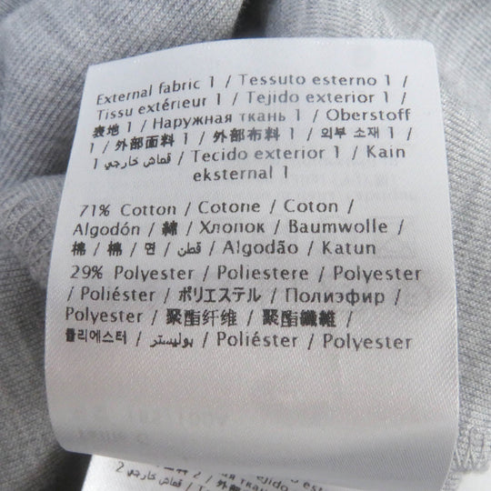 VALENTINO Hoodie IV3MF22U8PY Main: 71% cotton, Main: 2% polyester, 100% cotton gray mens L Used Authentic