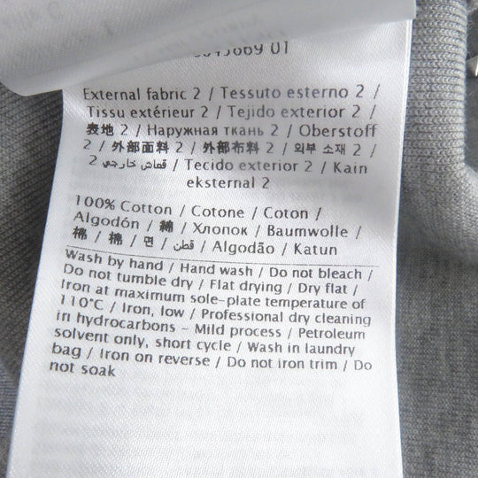 VALENTINO Hoodie IV3MF22U8PY Main: 71% cotton, Main: 2% polyester, 100% cotton gray mens L Used Authentic