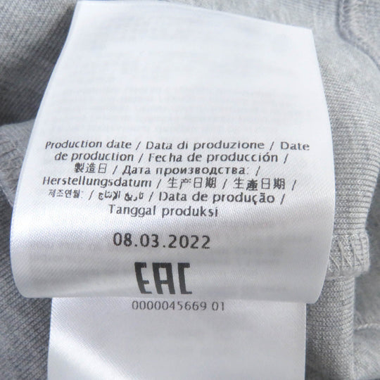 VALENTINO Hoodie IV3MF22U8PY Main: 71% cotton, Main: 2% polyester, 100% cotton gray mens L Used Authentic