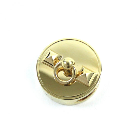 HERMES Scarf ring Main�FGold Plated gold Cory Edssian Women Used Authentic