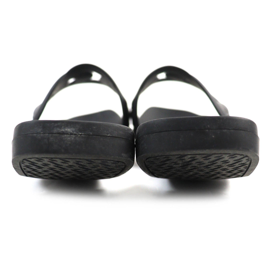 HERMES Sandals Main: Rubber black Women 37 Used Authentic