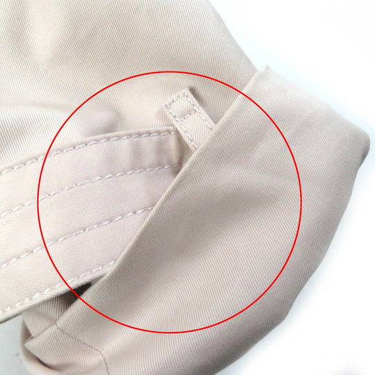 COACH trench coat F34022 Outer material: 68% cotton, Outer material: 32% polyester, Lining: 100% polyester, Leather part: cowhide Light pink Women L Used Authentic