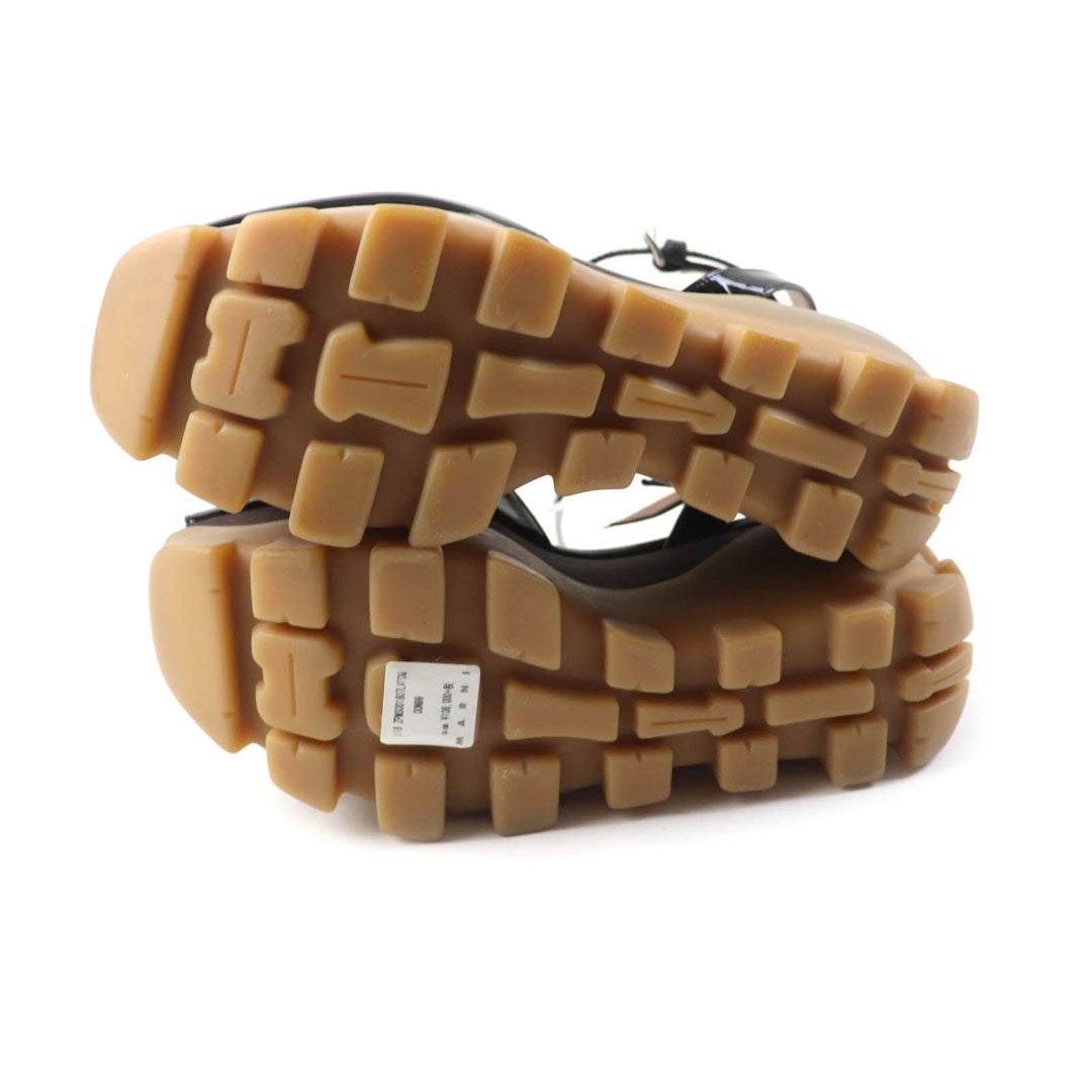 MARNI Sandals Main: Patent leather black Women 37 Used Authentic