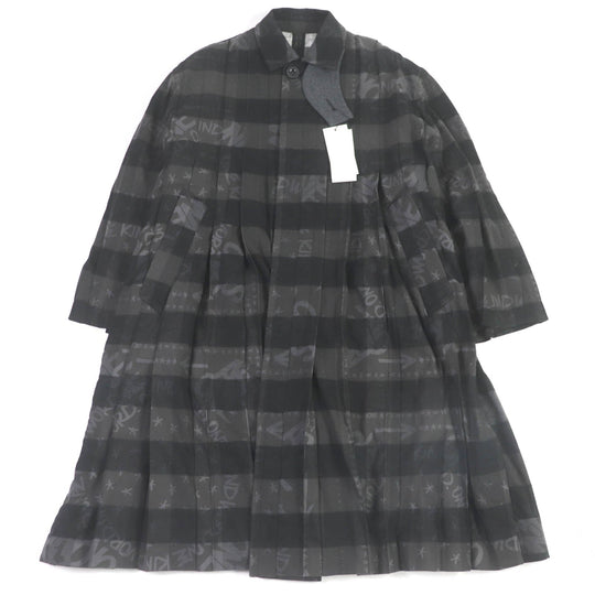 Sacai coat 23-02965M Main: 100% cotton, Part: 90% wool, Part: 10% nylon, Outer: 100% cotton, Lining: 90% wool charcoal mens 1 Used Authentic