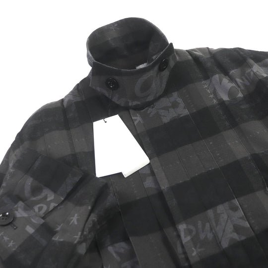 Sacai coat 23-02965M Main: 100% cotton, Part: 90% wool, Part: 10% nylon, Outer: 100% cotton, Lining: 90% wool charcoal mens 1 Used Authentic