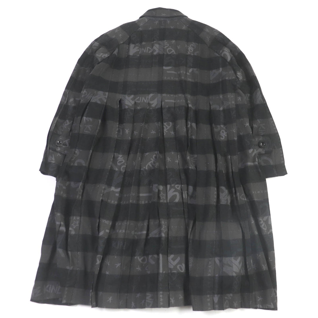 Sacai coat 23-02965M Main: 100% cotton, Part: 90% wool, Part: 10% nylon, Outer: 100% cotton, Lining: 90% wool charcoal mens 1 Used Authentic