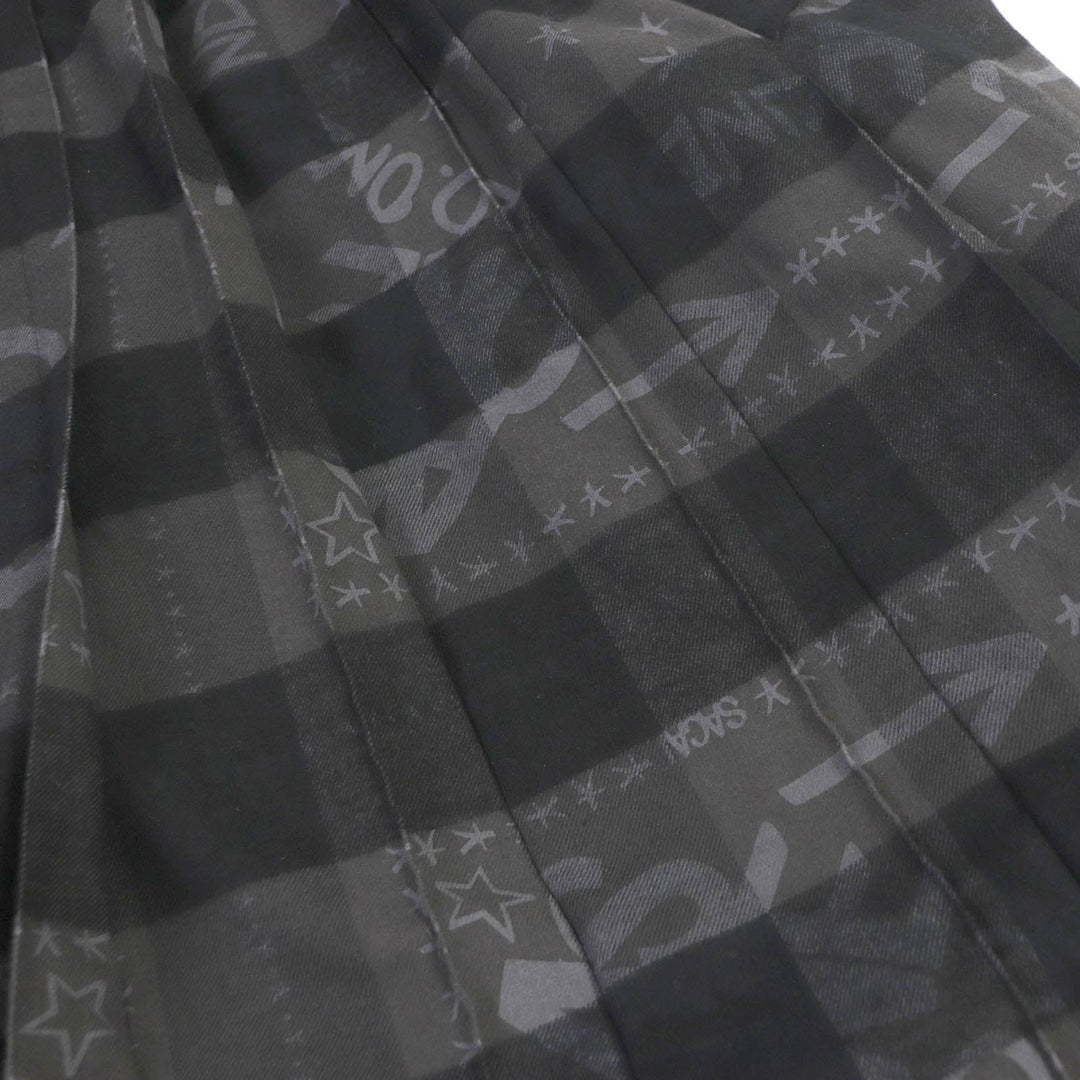 Sacai coat 23-02965M Main: 100% cotton, Part: 90% wool, Part: 10% nylon, Outer: 100% cotton, Lining: 90% wool charcoal mens 1 Used Authentic