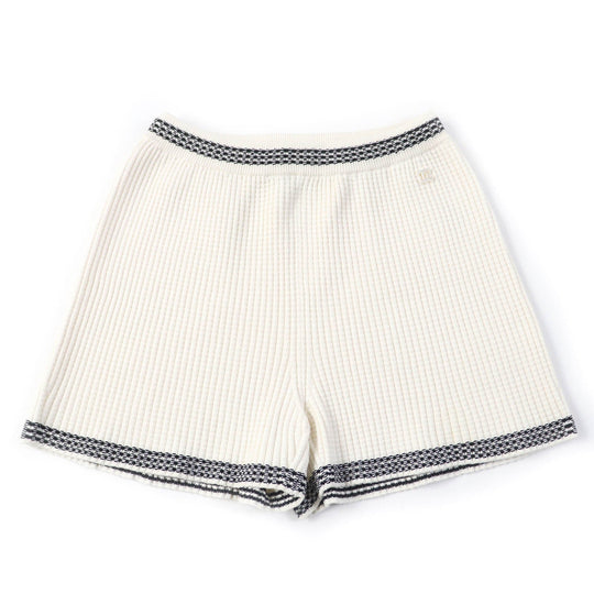 CHANEL Shorts P72042K10338 Main: 87% silk, Main: 12% polyamide, Main: 1% polyurethane Ivory Women 36 Used Authentic
