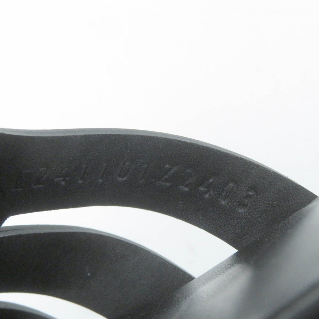 HERMES Sandals H241101Z Main: Leather black Indigo Women 37 Used Authentic