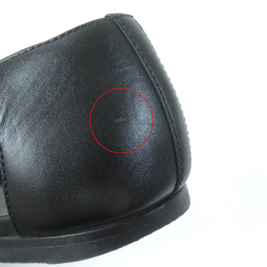 HERMES Sandals H241101Z Main: Leather black Indigo Women 37 Used Authentic