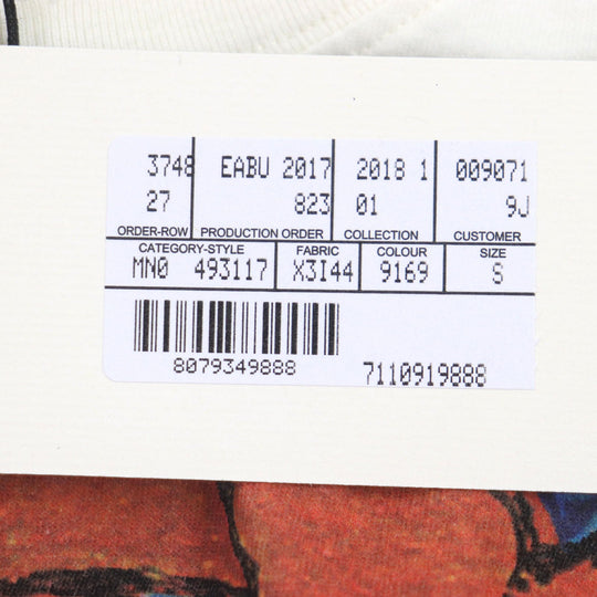 GUCCI Short sleeve T-shirt 493117 Main: 100% cotton white mens S Used Authentic