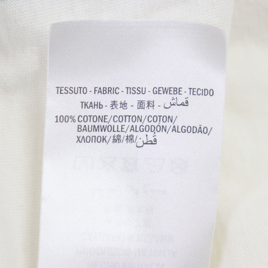 GUCCI Short sleeve T-shirt 493117 Main: 100% cotton white mens S Used Authentic