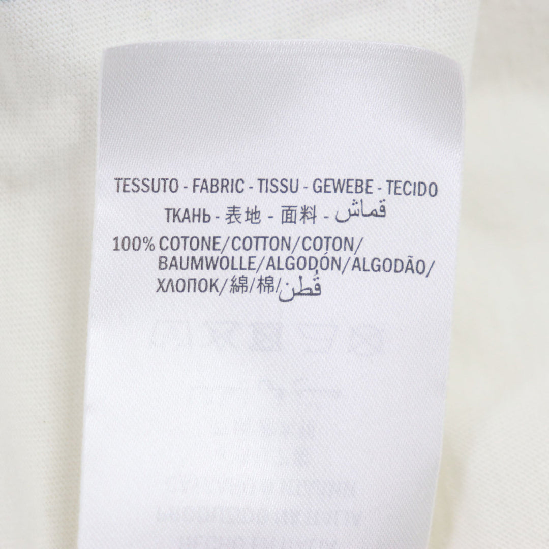 GUCCI Short sleeve T-shirt 493117 Main: 100% cotton white mens S Used Authentic