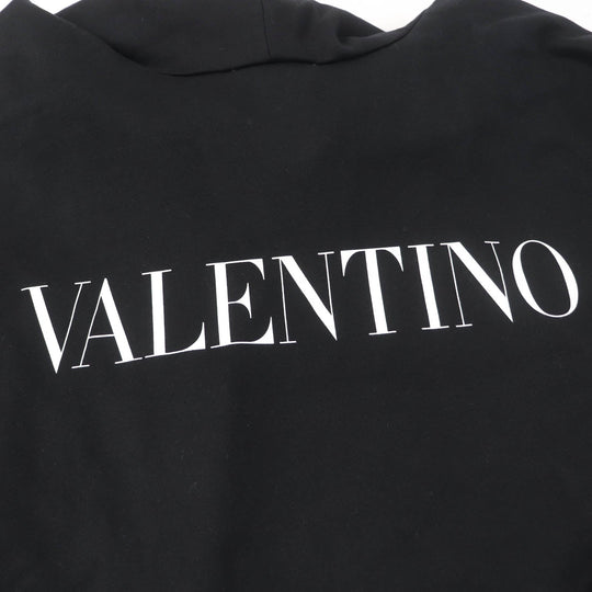 VALENTINO poncho XB0MS00K75B Main: 94% cotton, Main: 6% nylon, Part: 61% silk, Part: 39% polyester, Part: 96% cotton black Women S Used Authentic
