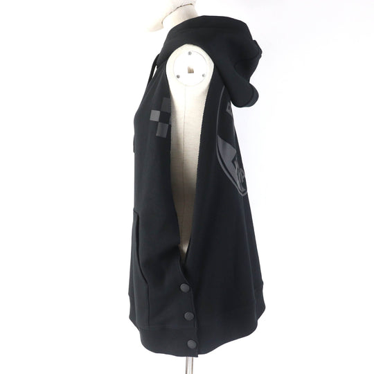 BURBERRY Hoodie 8054470 Main: 100% cotton, some parts: 98% cotton, some parts: 2% elastane black Women M Used Authentic