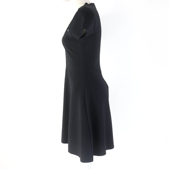 VALENTINO one piece Main: 83% rayon, Main: 17% polyester, Part: 100% rayon black Women S Used Authentic