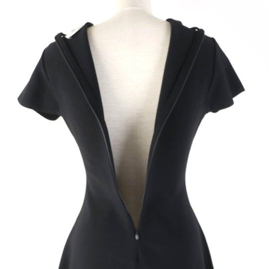 VALENTINO one piece Main: 83% rayon, Main: 17% polyester, Part: 100% rayon black Women S Used Authentic