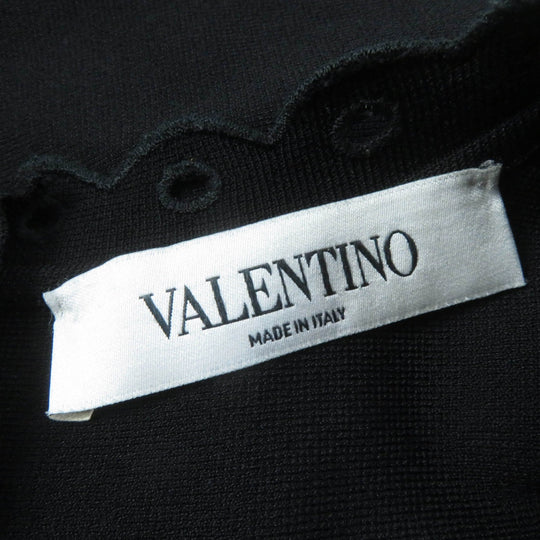VALENTINO one piece Main: 83% rayon, Main: 17% polyester, Part: 100% rayon black Women S Used Authentic