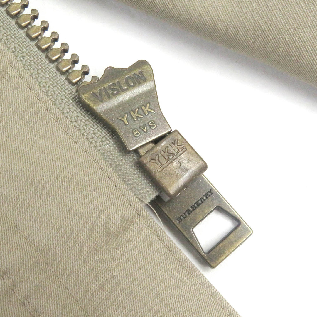 BURBERRY LONDON coat Outer: 75% cotton, Outer: 25% polyester, Lining: polyester, Lining: rayon, Part: 100% cotton light beige mens LL Used Authentic