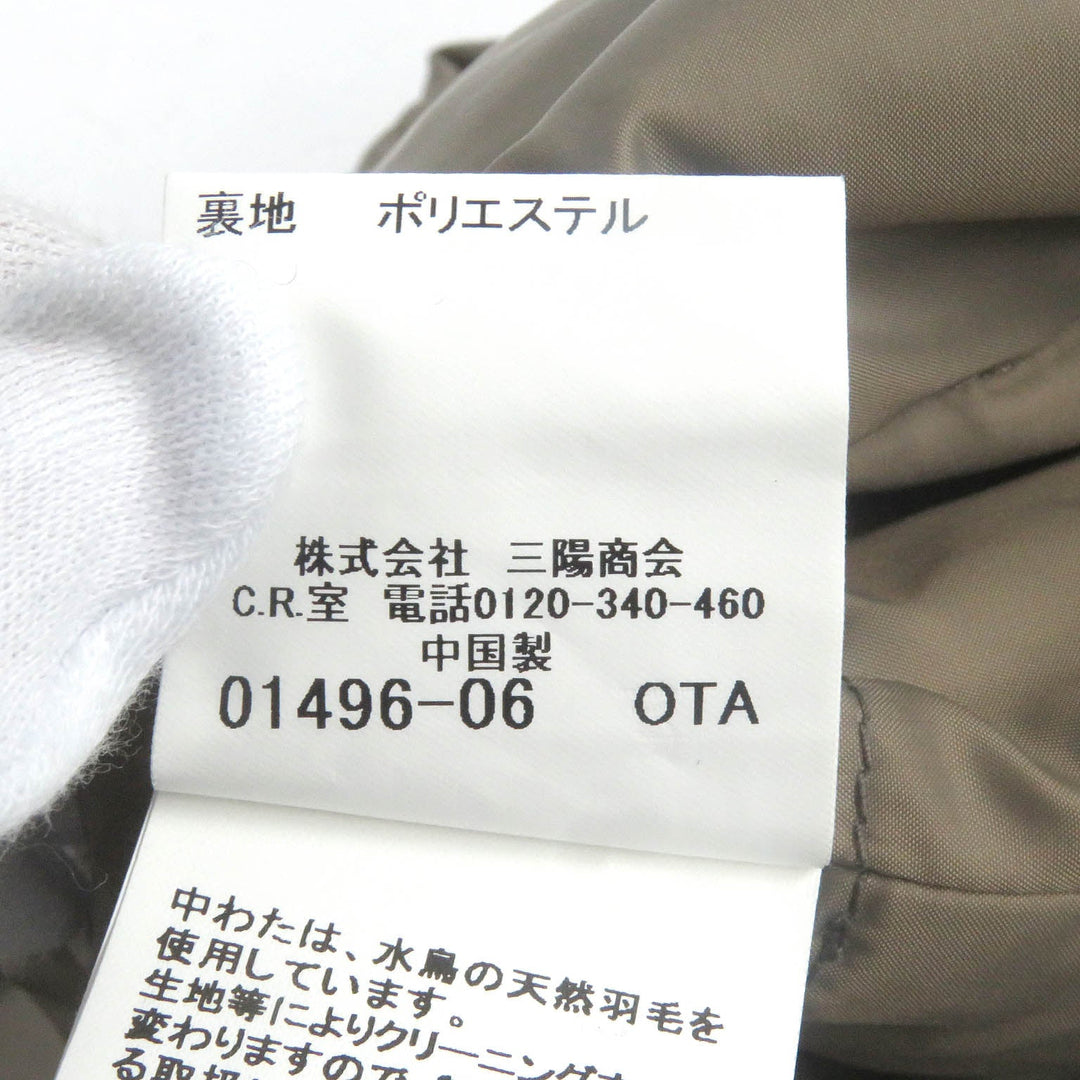 BURBERRY LONDON coat Outer: 75% cotton, Outer: 25% polyester, Lining: polyester, Lining: rayon, Part: 100% cotton light beige mens LL Used Authentic