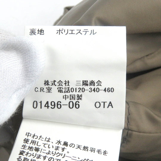 BURBERRY LONDON coat Outer: 75% cotton, Outer: 25% polyester, Lining: polyester, Lining: rayon, Part: 100% cotton light beige mens LL Used Authentic