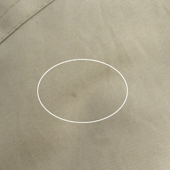 BURBERRY LONDON coat Outer: 75% cotton, Outer: 25% polyester, Lining: polyester, Lining: rayon, Part: 100% cotton light beige mens LL Used Authentic