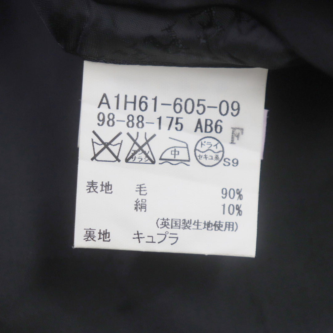 BURBERRY LONDON setup Outer: 90% wool, Outer: 10% silk, Lining: Cupra Black purple mens 175 AB6 Used Authentic