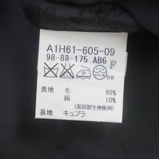 BURBERRY LONDON setup Outer: 90% wool, Outer: 10% silk, Lining: Cupra Black purple mens 175 AB6 Used Authentic