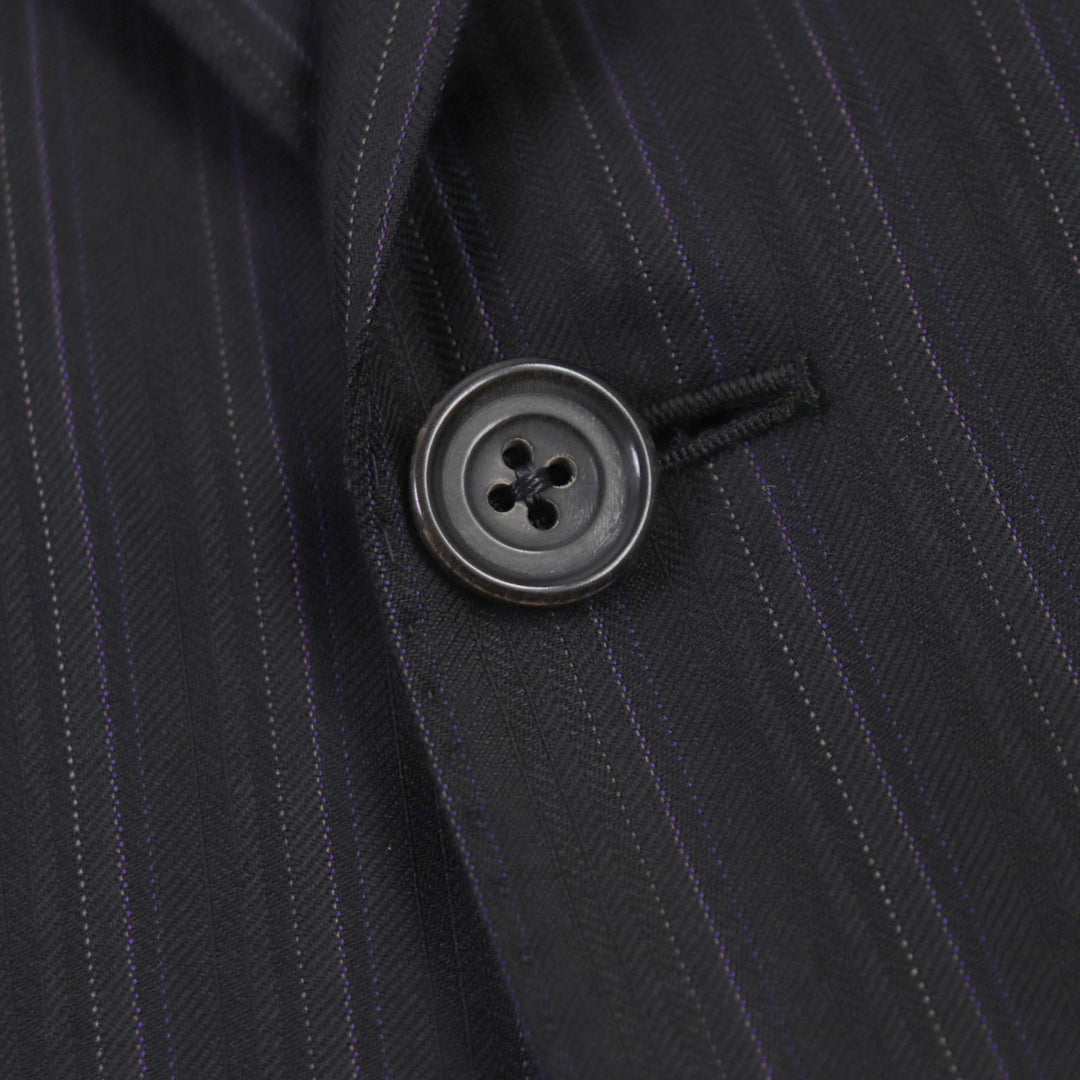 BURBERRY LONDON setup Outer: 90% wool, Outer: 10% silk, Lining: Cupra Black purple mens 175 AB6 Used Authentic