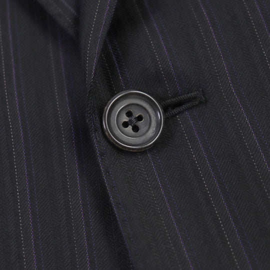 BURBERRY LONDON setup Outer: 90% wool, Outer: 10% silk, Lining: Cupra Black purple mens 175 AB6 Used Authentic