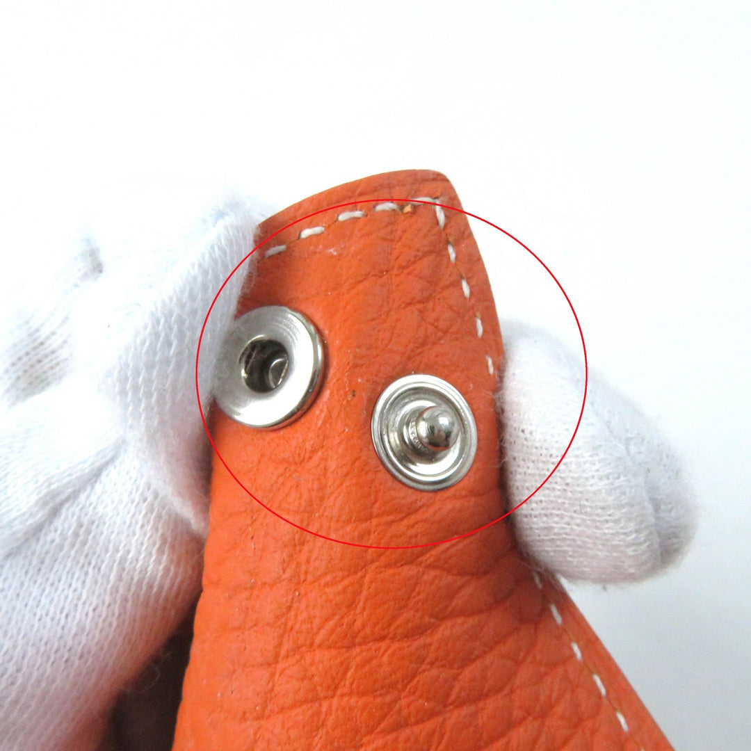 HERMES Other accessories Main�FTaurillon Clemence Etoupe Orange Mini vide-poche Women Used Authentic
