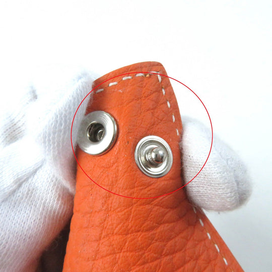 HERMES Other accessories Main�FTaurillon Clemence Etoupe Orange Mini vide-poche Women Used Authentic