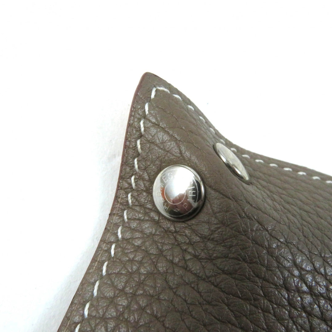 HERMES Other accessories Main�FTaurillon Clemence Etoupe Orange Mini vide-poche Women Used Authentic