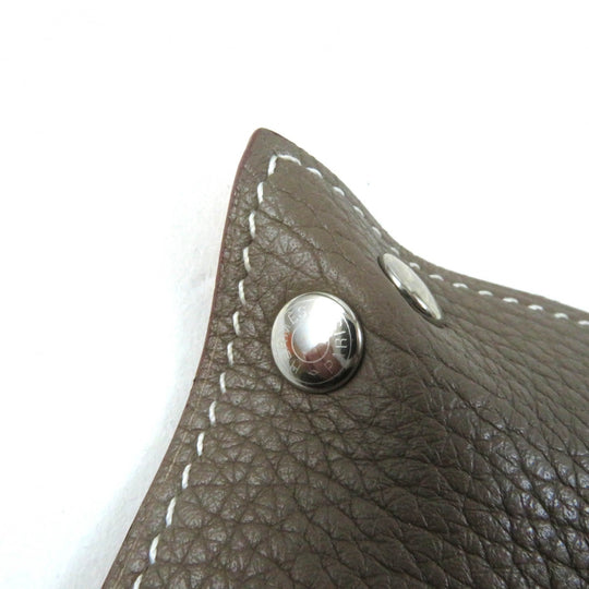 HERMES Other accessories Main�FTaurillon Clemence Etoupe Orange Mini vide-poche Women Used Authentic