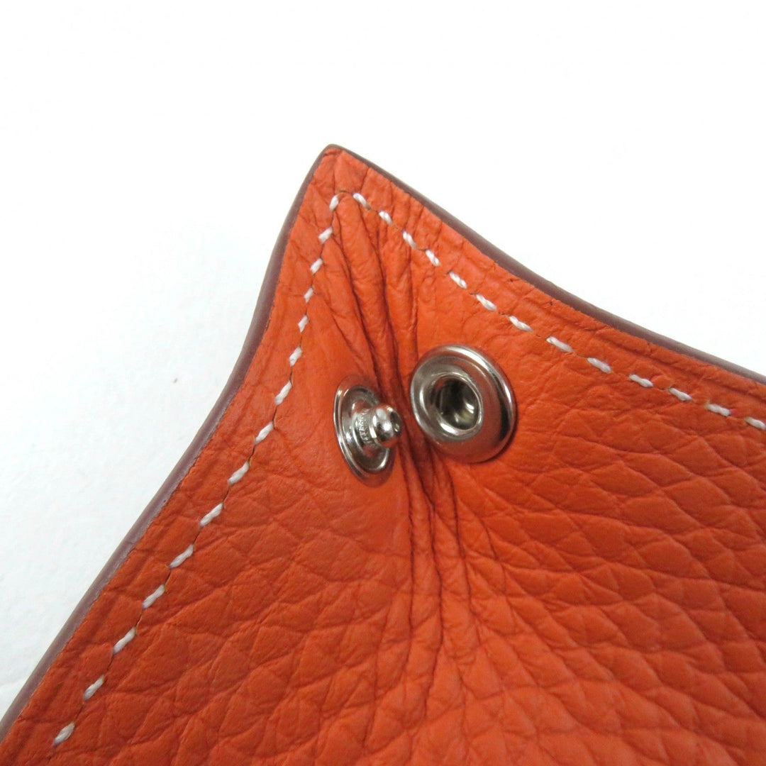 HERMES Other accessories Main�FTaurillon Clemence Etoupe Orange Mini vide-poche Women Used Authentic