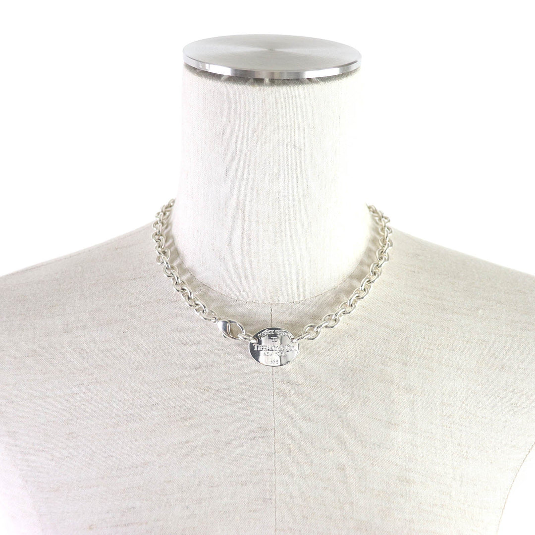 TIFFANY&Co. Necklace Main�FSV925
,�\ Silver Return to TIFFANY & Co. Women Used Authentic