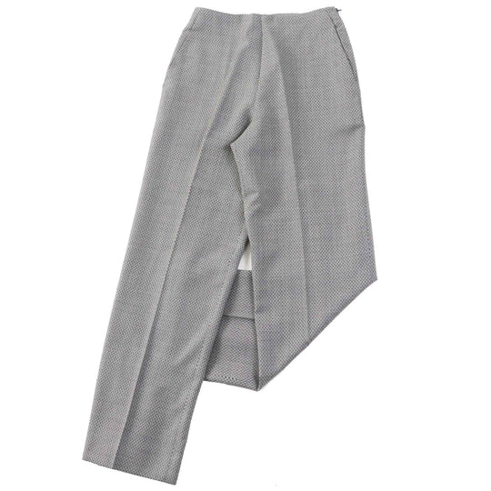 HERMES Pants Outer: 90% wool, Outer: 10% silk, Lining: 100% silk Black Grey Margiela period Women 34 Used Authentic