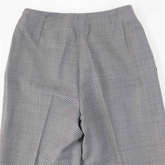 HERMES Pants Outer: 90% wool, Outer: 10% silk, Lining: 100% silk Black Grey Margiela period Women 34 Used Authentic