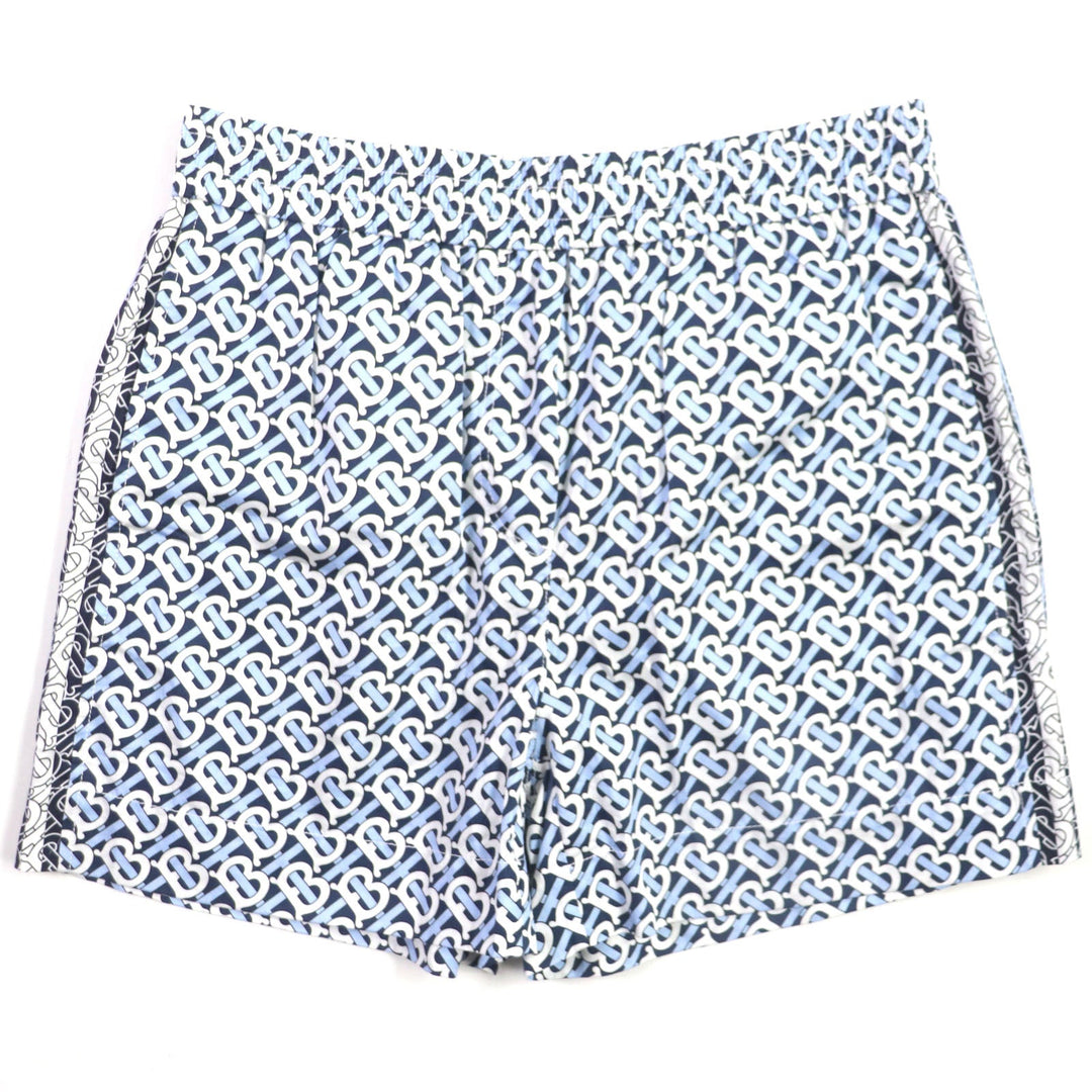 BURBERRY Shorts 8048786 Main: 100% cotton Blue white mens 44 Used Authentic