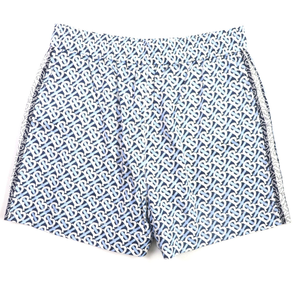 BURBERRY Shorts 8048786 Main: 100% cotton Blue white mens 44 Used Authentic