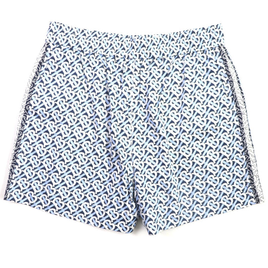 BURBERRY Shorts 8048786 Main: 100% cotton Blue white mens 44 Used Authentic