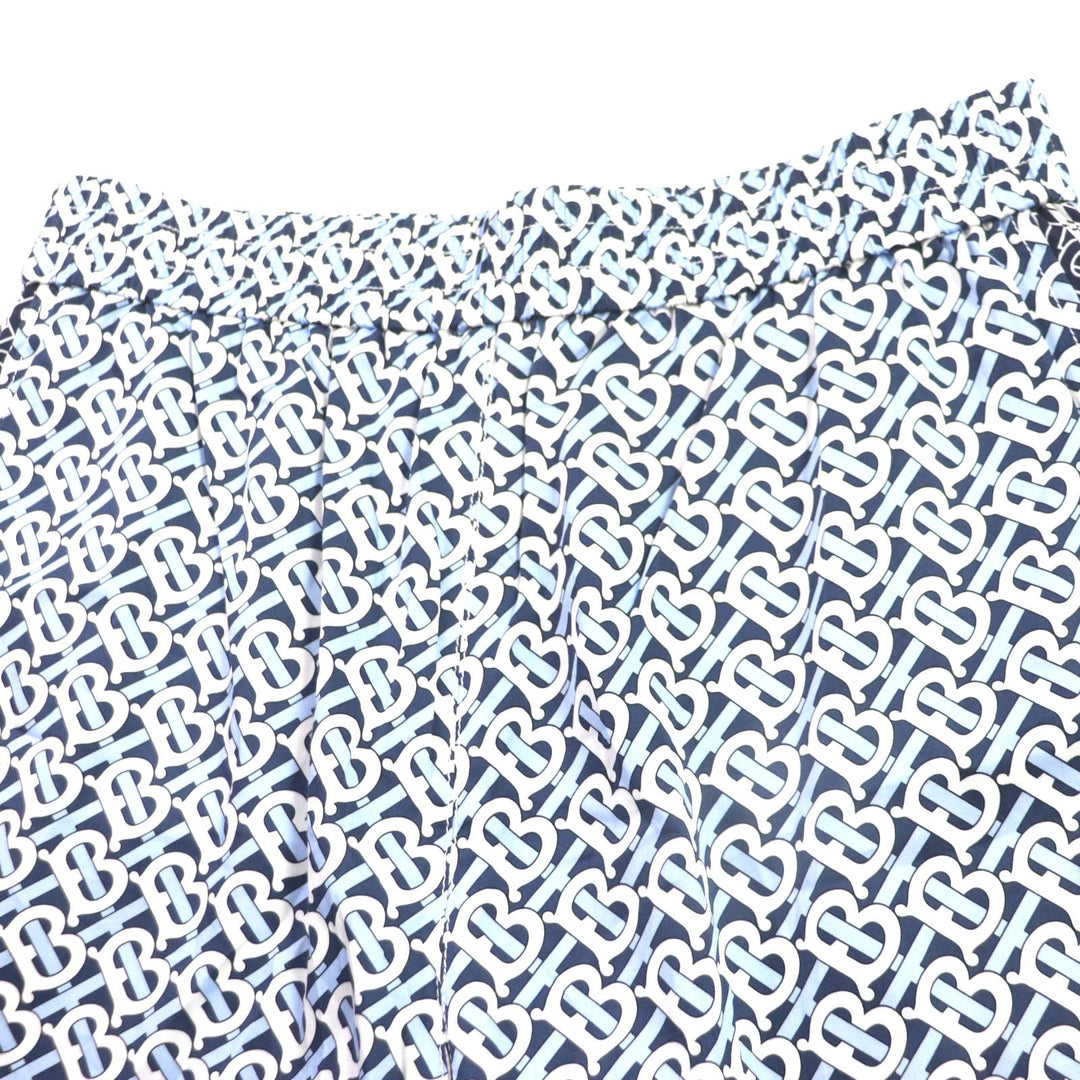 BURBERRY Shorts 8048786 Main: 100% cotton Blue white mens 44 Used Authentic