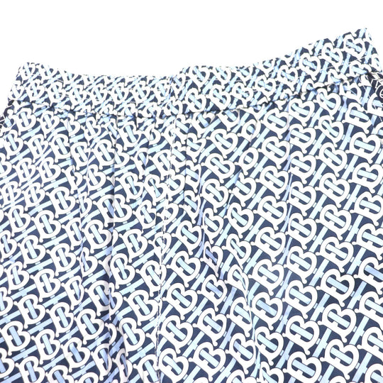 BURBERRY Shorts 8048786 Main: 100% cotton Blue white mens 44 Used Authentic