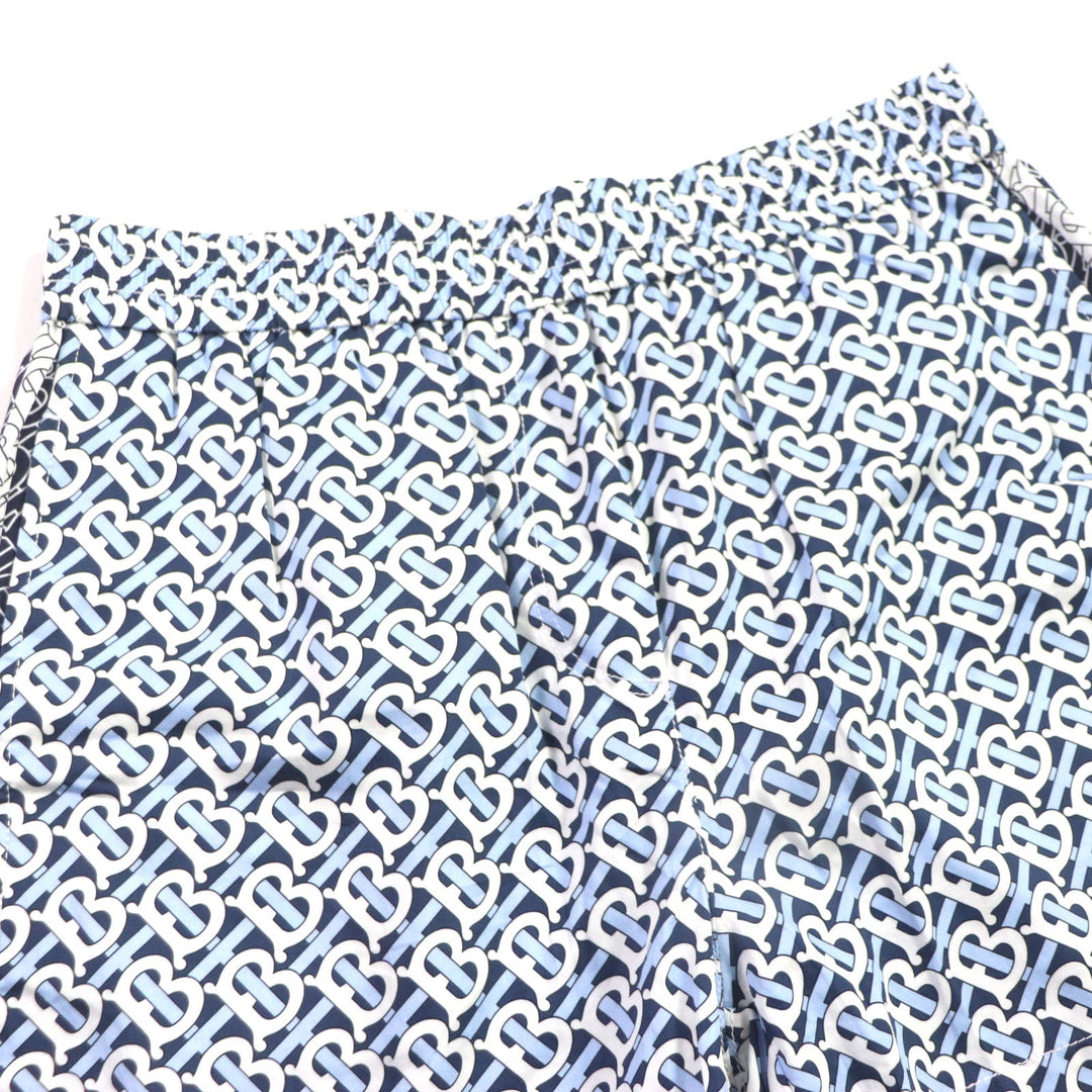 BURBERRY Shorts 8048786 Main: 100% cotton Blue white mens 44 Used Authentic
