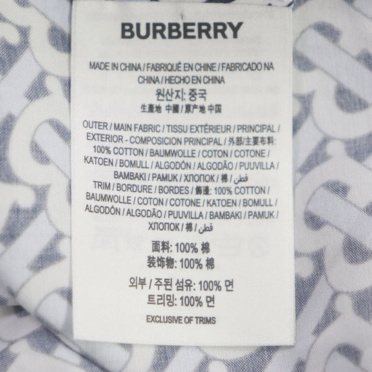 BURBERRY Shorts 8048786 Main: 100% cotton Blue white mens 44 Used Authentic