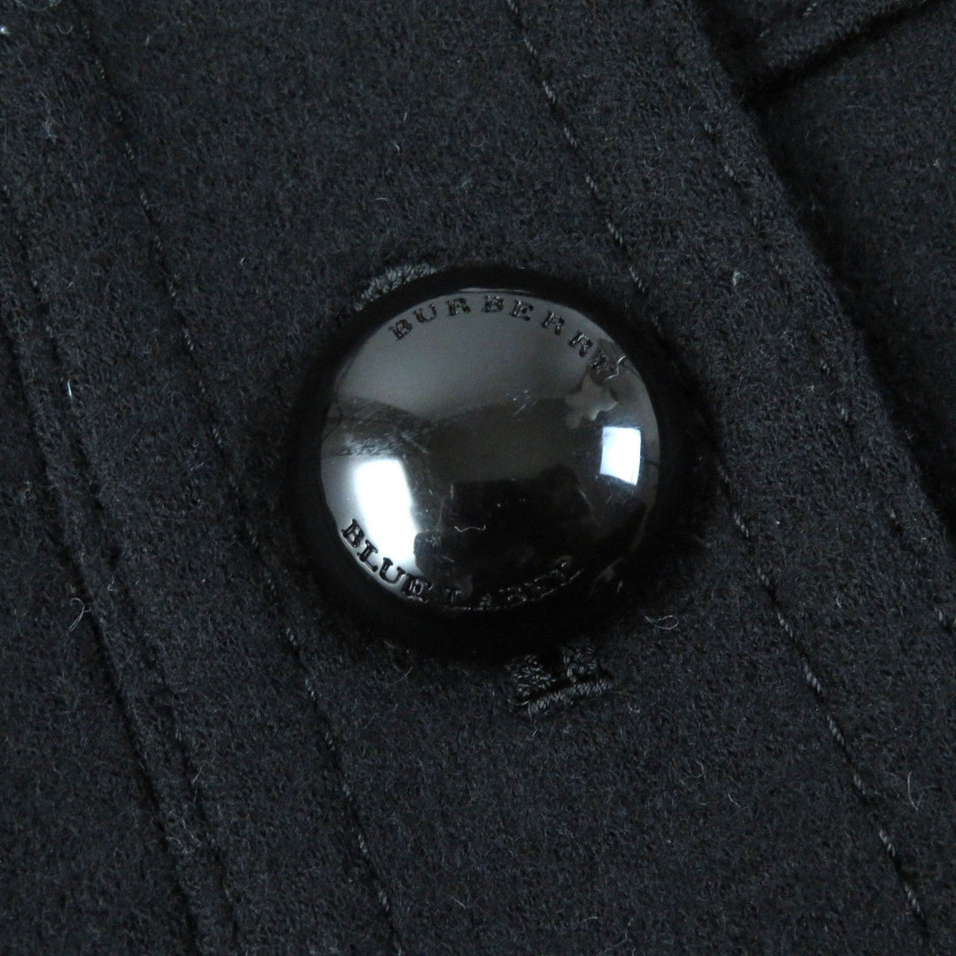 BURBERRY BLUE LABEL coat Outer: 100% wool, Lining: Cupra, Lining: Polyester, Sleeve lining: Polyester black Women 38 Used Authentic