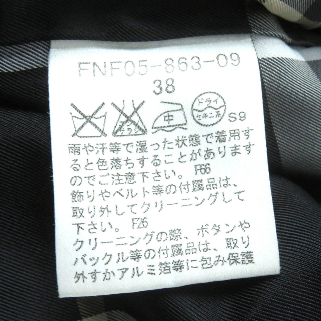 BURBERRY BLUE LABEL coat Outer: 100% wool, Lining: Cupra, Lining: Polyester, Sleeve lining: Polyester black Women 38 Used Authentic