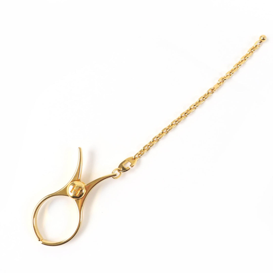 HERMES Other accessories Gold Plated gold Filou Women Used Authentic